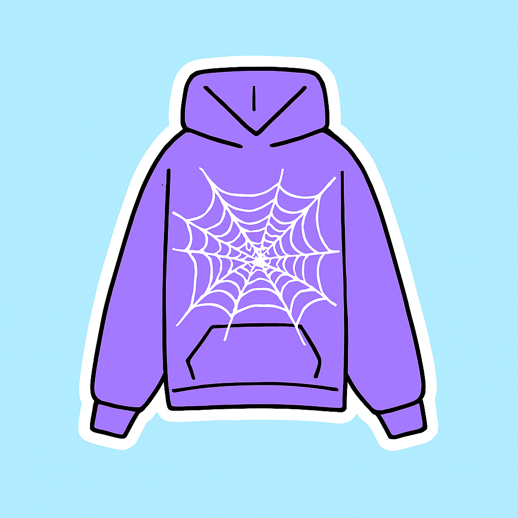 Purple Spyder Hoodie "Acai"